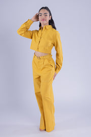 Conjunto de dos piezas amarillo