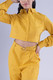 Conjunto de dos piezas amarillo