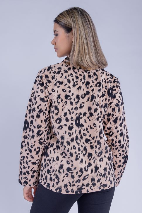 Blusa abotonada Animal Print