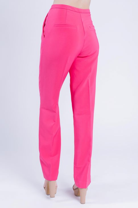 Pantalón rosa de vestir rosa