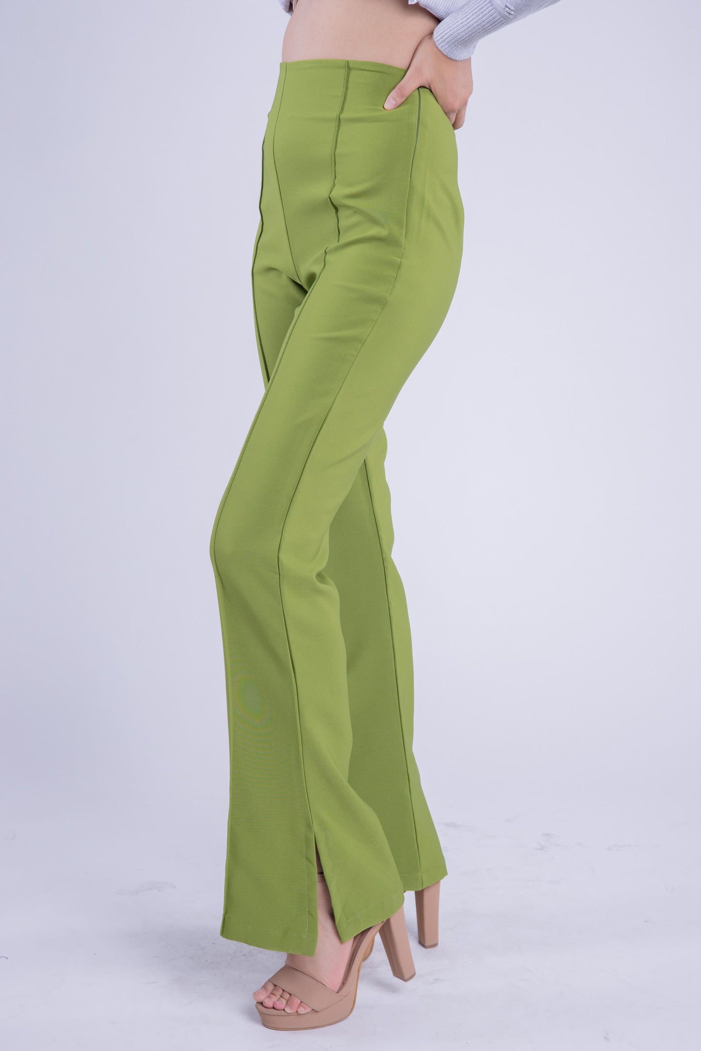 Pantalón verde de vestir