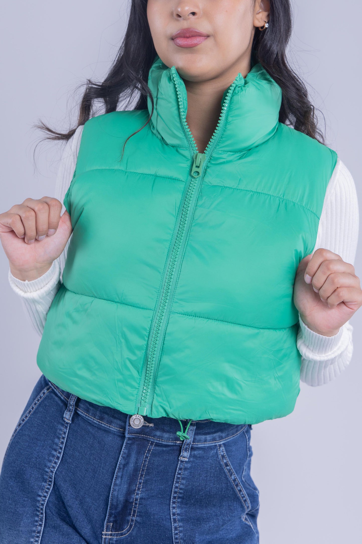 Chaleco puffer capitonado