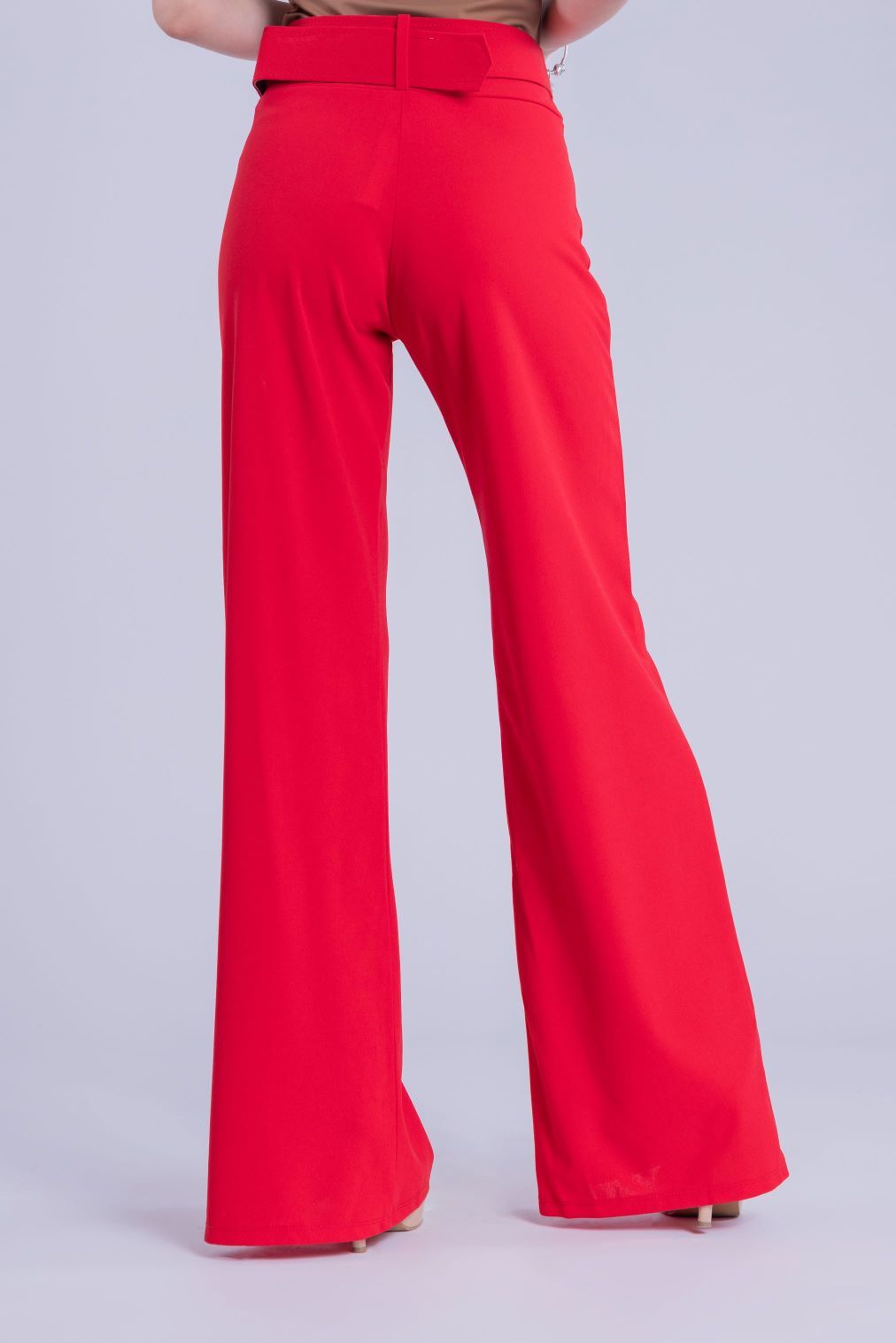 Pantalón de vestir rojo