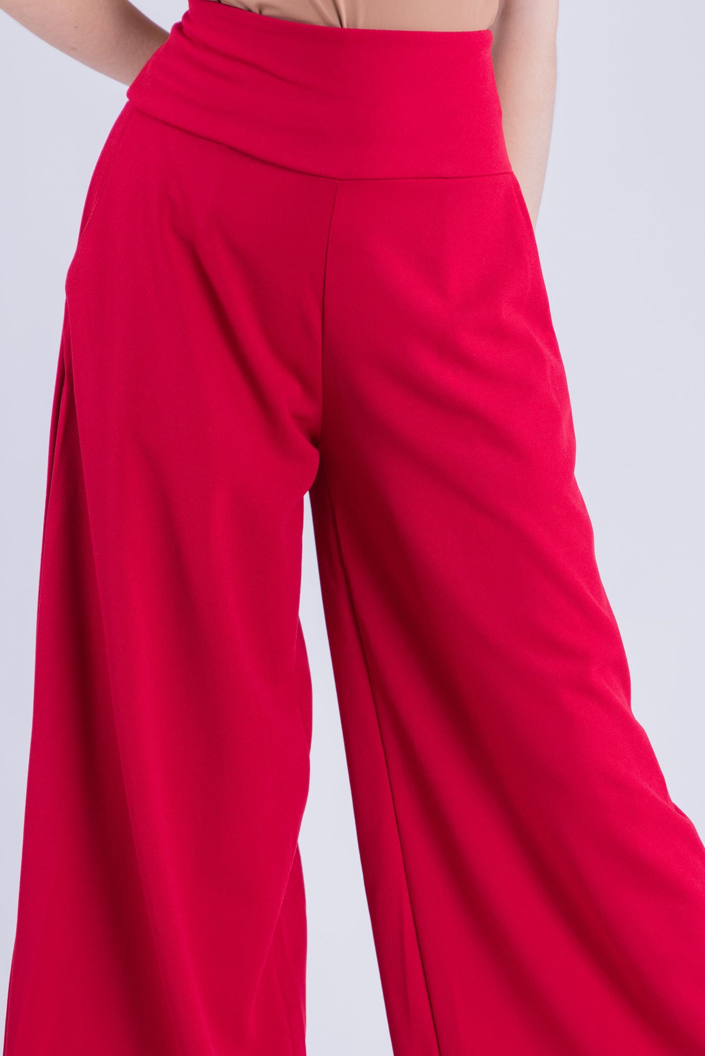 Pantalón de vestir rojo