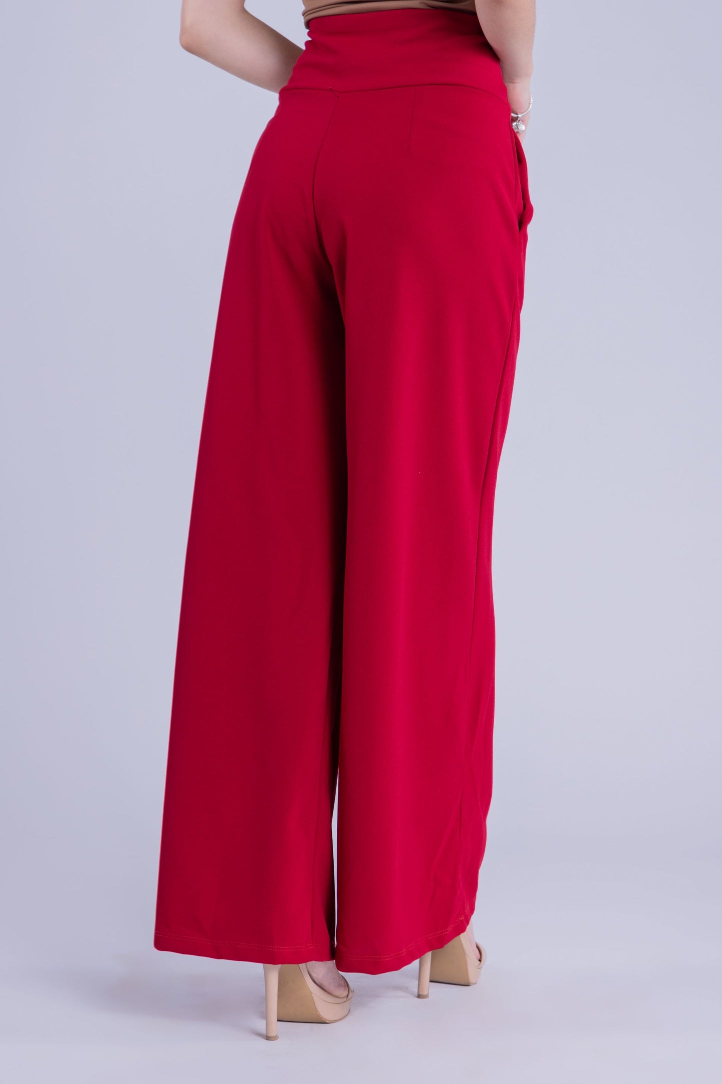 Pantalón de vestir rojo