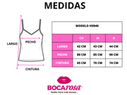 Blusa metálica de tirantes