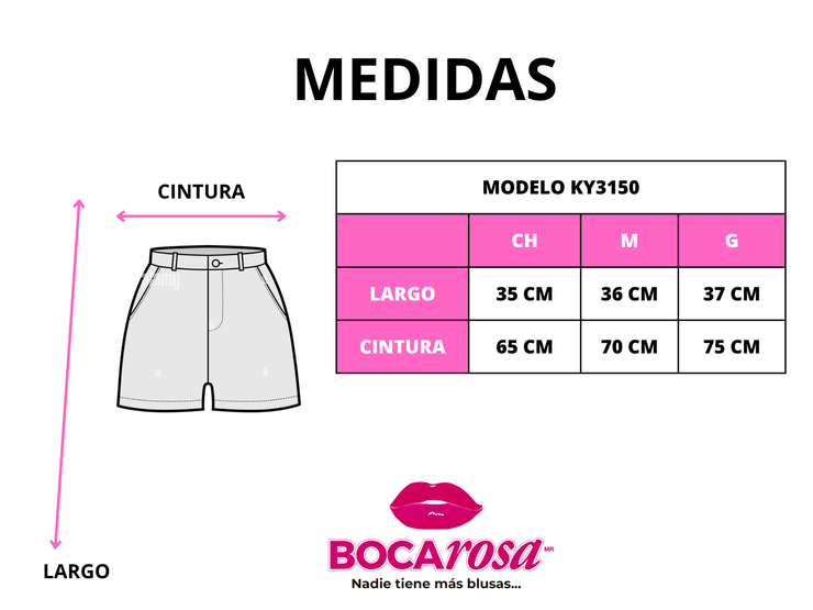 Short de mezclilla