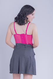 Bralette de gasa con pedrería